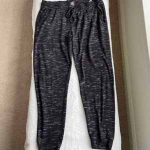 GAP Black and White Joggers Sweat Pants Large